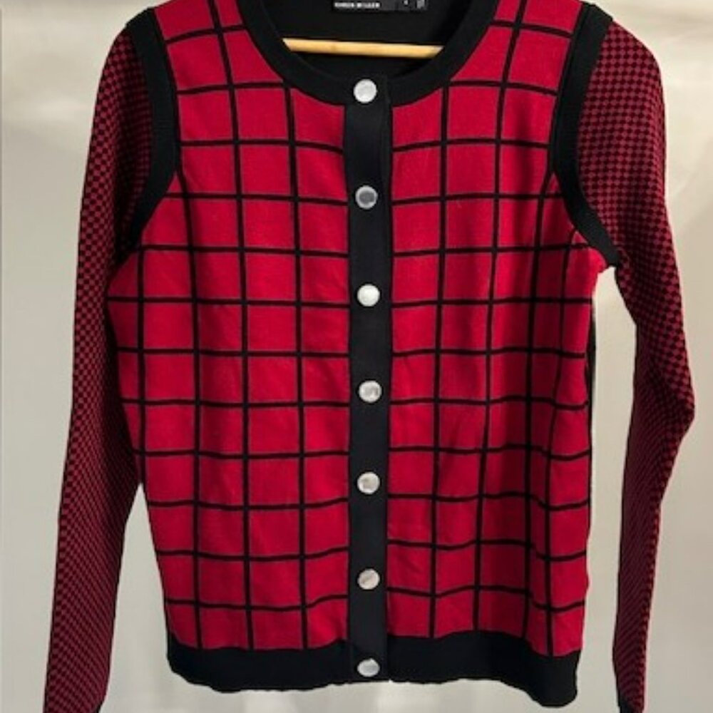 Karen Millen Button Down Sweater. Size 4. Never worn.